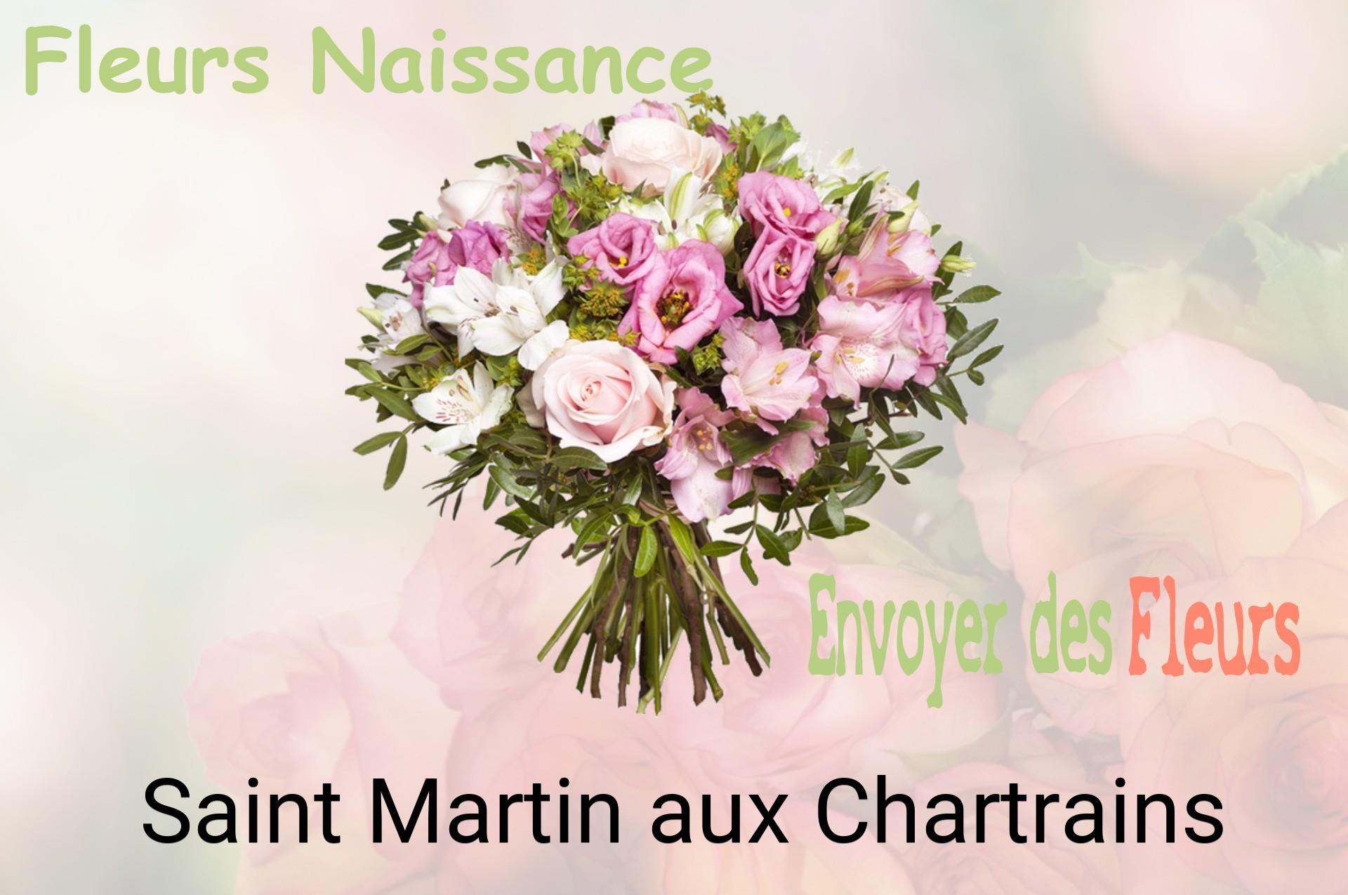 Bouquet de fleurs de naissance livré à Saint-Martin-aux-Chartrains